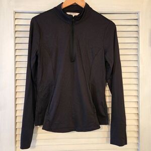 Tommy Bahama 3/4 zip Black Golf Shirt L/S Black M